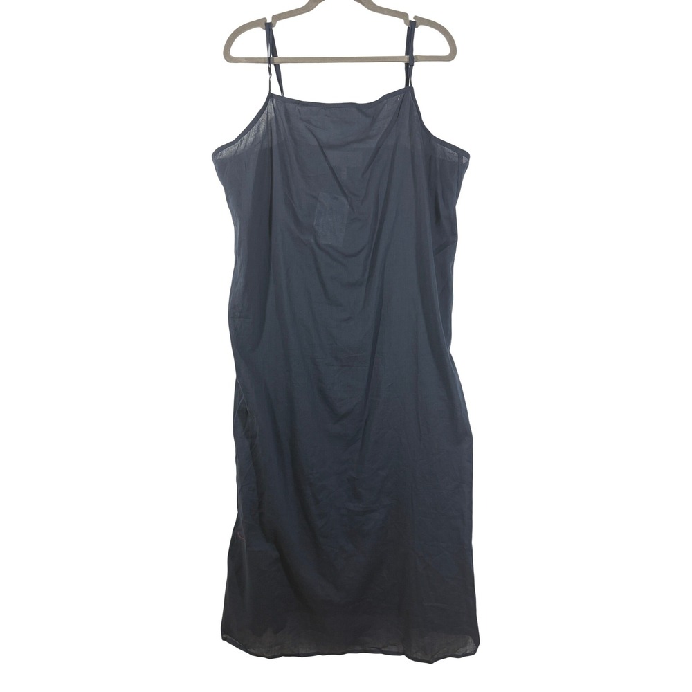 The Great. Navy Blue Midi Slip Dress Size 3 L